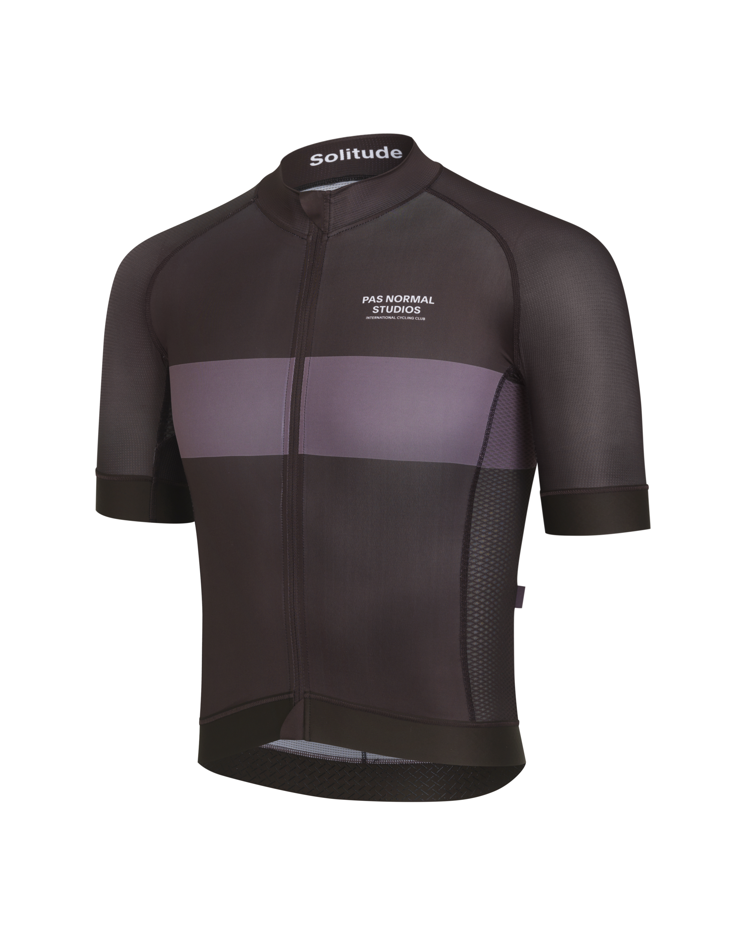 Solitude Men's Jersey - Dark Red Stripe — Maglia Rosa